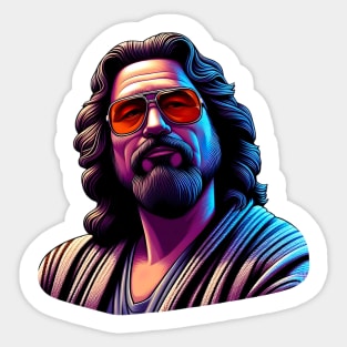 Jeff bridges vector the dude big lebowski Sticker